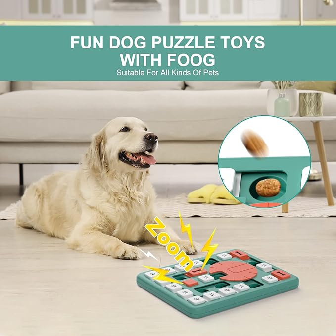 FOXMM Dog Puzzle Toys, Interactive Treat Puzzle Dog Toy - Image 7