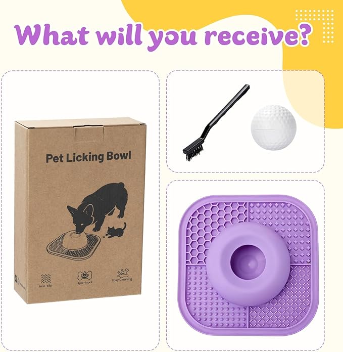 Slow Feeder Dog Bowls & Lick Mat - Image 8