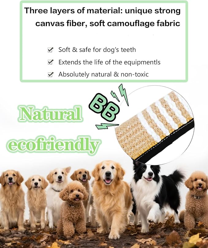 Clysoru Squeaky Tug Toy for Dogs Jute - Image 5