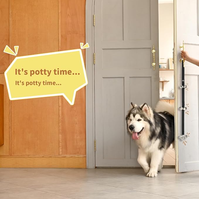 Luckyiren Dog Door Bell for Potty Training/to Go Outside, Hanging Puppy Bells - Image 6