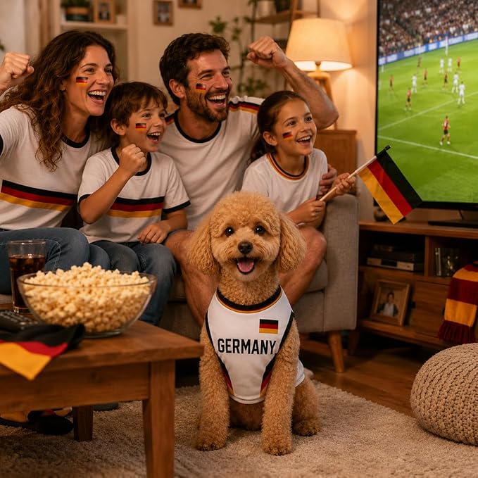 V-DECORPARKS Personalized Pet Soccer Jersey Custom Name Number Dog Cat Football - Image 4