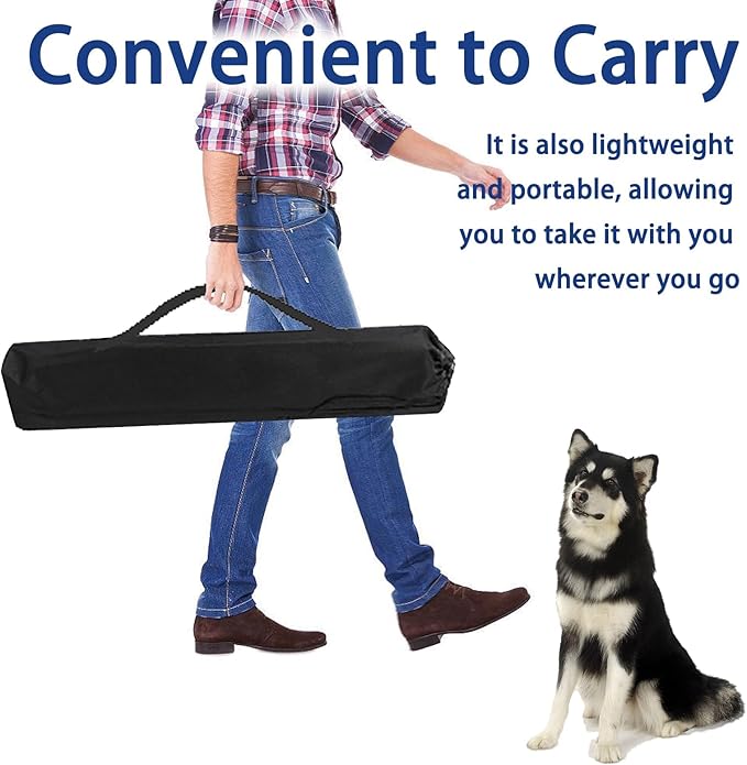 Dog Agility Training Equipment, 4-Sets Adjustable Dog Jumps & Hurdles Set - Image 7