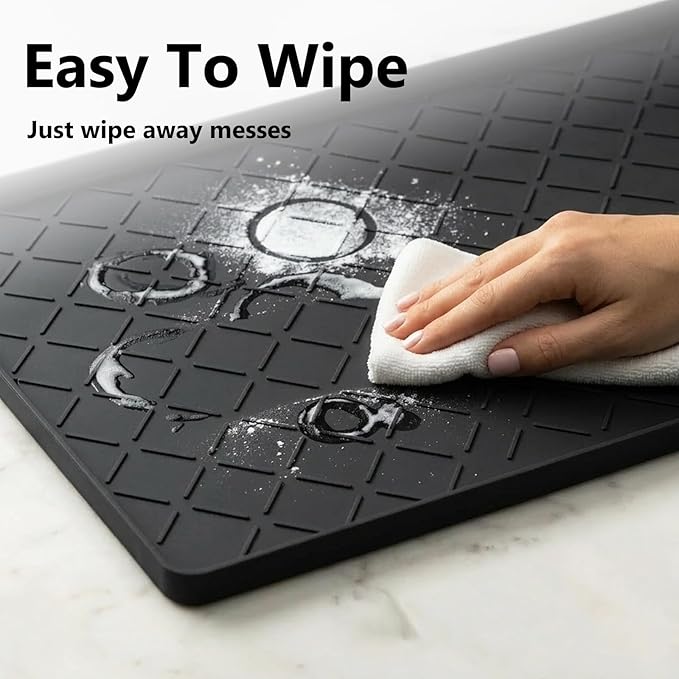 Mateeylife Under Sink Mats for Kitchen Waterproof 31"X22", Undersink - Image 8