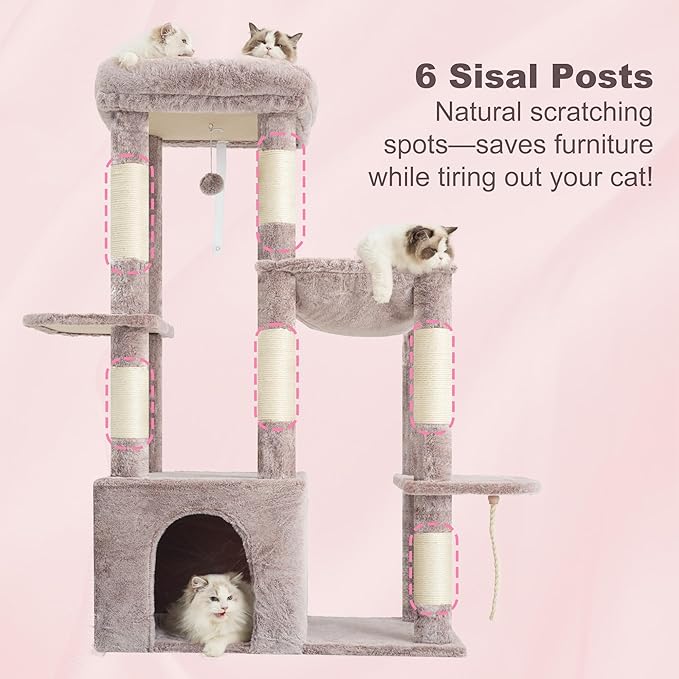 Heybly Heavy Duty Cat Tree, Tower - Image 9