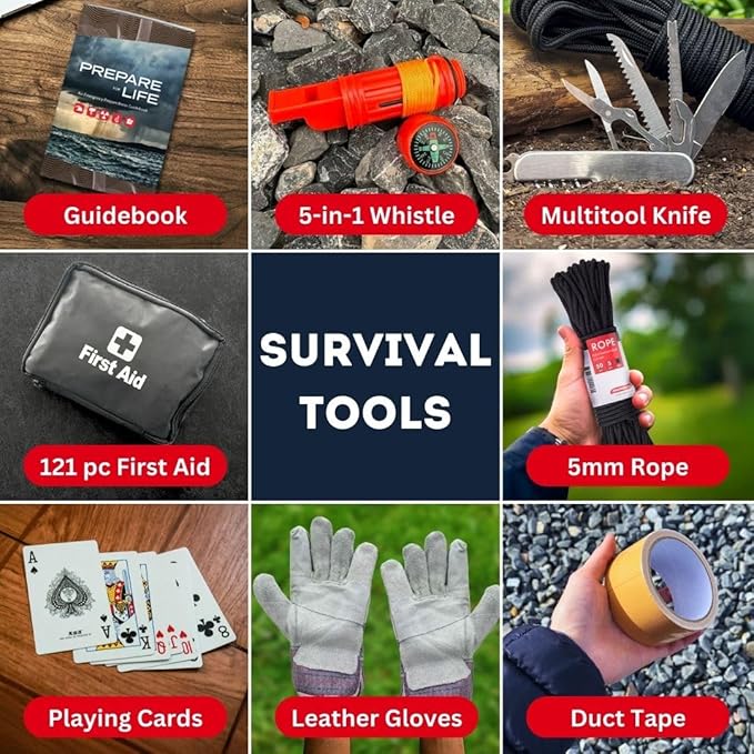 Emergency Zone 2 & 4 Person 72 Hour Survival Kit | Bug Out Bag - Image 7