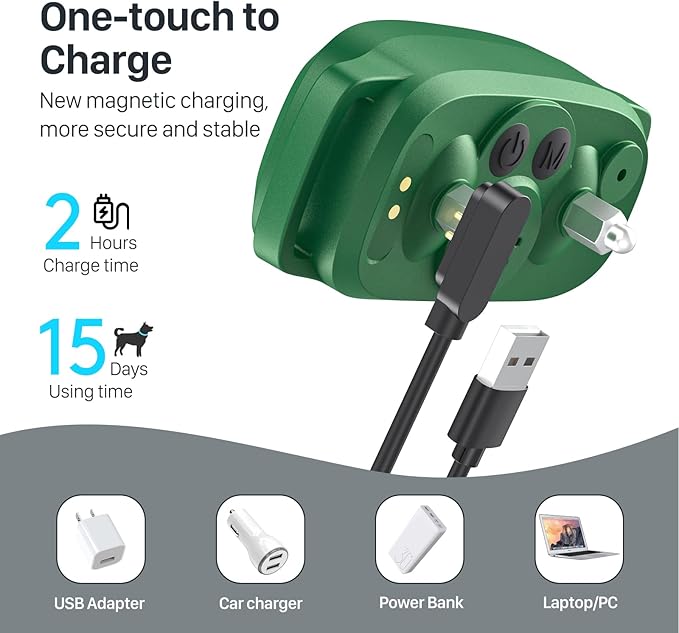 FAFAFROG Dog Bark Collar, Rechargeable Smart Collar, Anti Barking Training - Image 7
