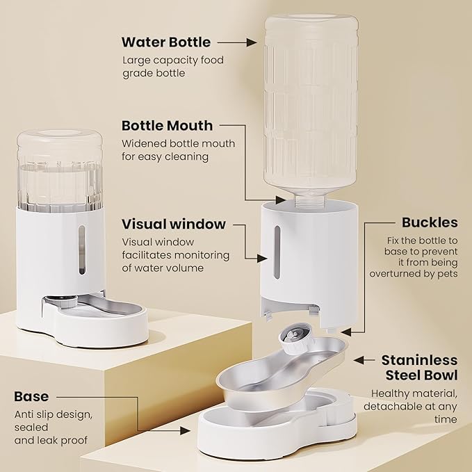 CZPET Elevated Dog Water Bowl Dispenser - Image 9