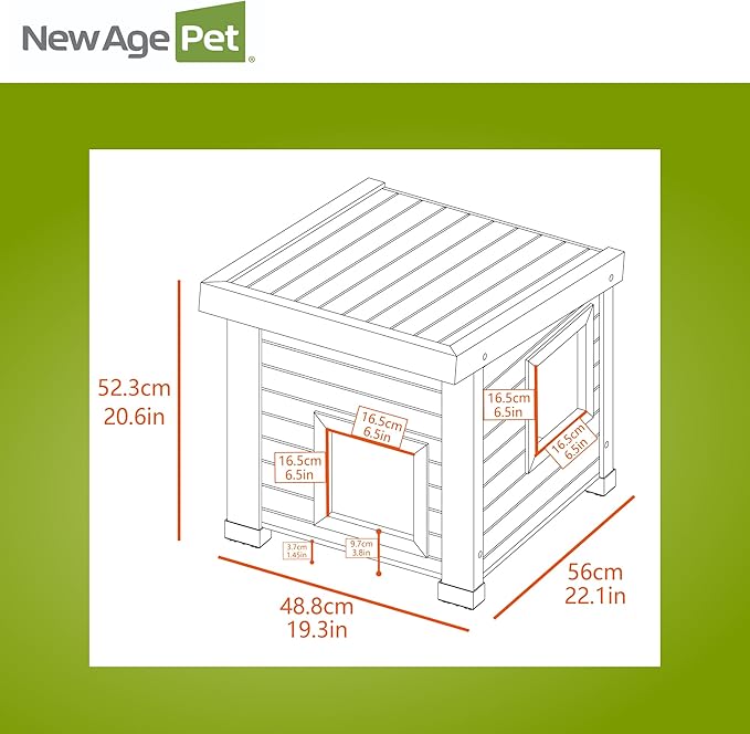 New Age Pet ECOFLEX Albany Outdoor Cat House - Image 13