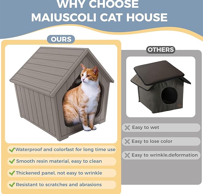 Indoor Dog House for Puppy, Durable Small Dog House Outdoor, Waterproof and - Image 7