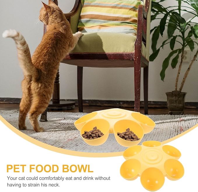 Gadpiparty Multi-pet Food Bowl Plastic Cat and Dog Feeder - Image 9