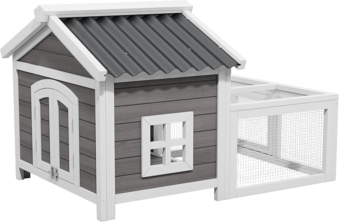 41" Rabbit Hutch, Outdoor Rabbit Cage - Image 8