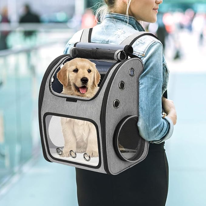 Expandable Pet Carrier Backpack, Airline Approved Cat & Dog Backpack Carrier - Image 7