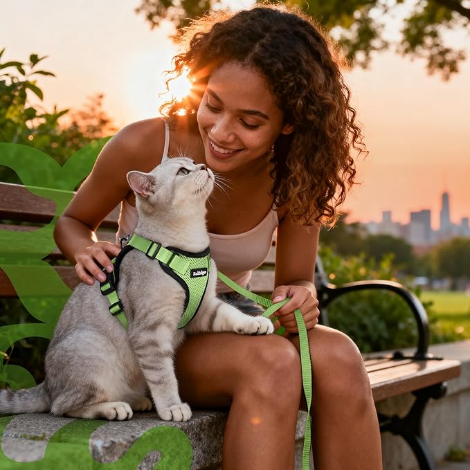 rabbitgoo Cat Harness and Leash Set, Escape Proof Vest Harness - Image 9