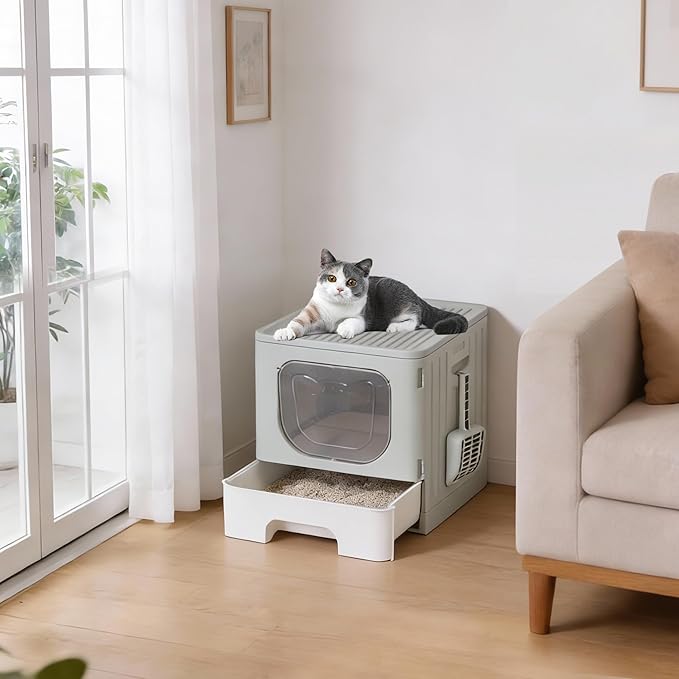 OLIXIS Foldable Cat Litter Box - Image 7