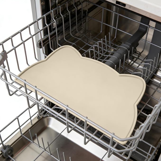 Cat Food Mat, Silicone Non Slip Dog Bowl Mat Waterproof Cat Feeding Mat Stop - Image 7