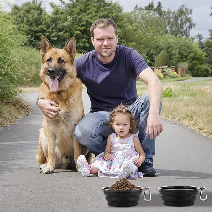 SLSON Dog Bowls Pet Collapsible Bowl - Image 7