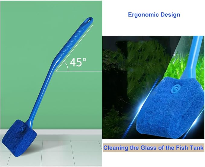 Aquarium Aquascape Tools Kit, 15 inch Stainless Steel Includes Brush, - Image 7