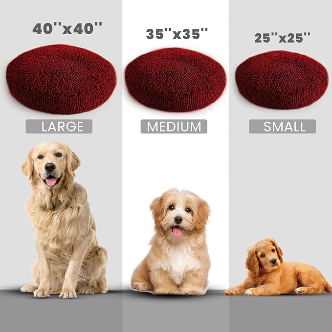 Muddy Mat® Cloud K-9 Bed for Dogs & Cats, Soft & Relaxing Donut Dog Bed - Image 6