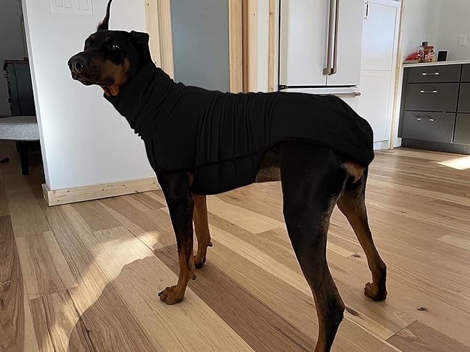 Esobo Fleece Dog Apparel Winter Warm Dog Coat Doggie Turtleneck Cozy Jacket - Image 5