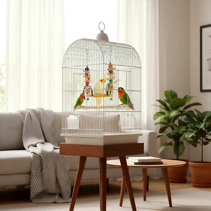 Bird Swings Toys for Parakeets Parrot, Natural Bird Perch Cage Hanging Chew - Image 9