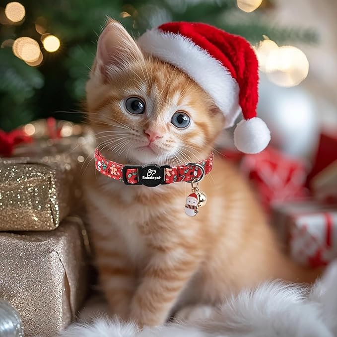 2 Pack Christmas Cat Collars - Image 6