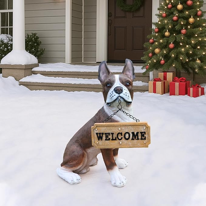 French Bulldog Dog Garden Statue - Image 9