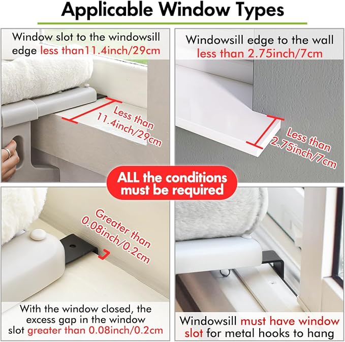 Zoratoo Cat Window Sill Perch - Image 7
