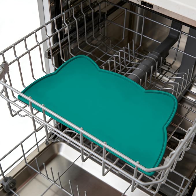 Cat Food Mat, Silicone Non Slip Dog Bowl Mat Waterproof Cat Feeding Mat Stop - Image 7