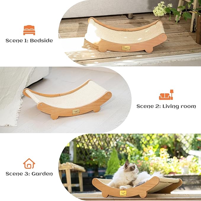 CHEERHOME PETS Sisal Cat Scratcher Bed - Image 7