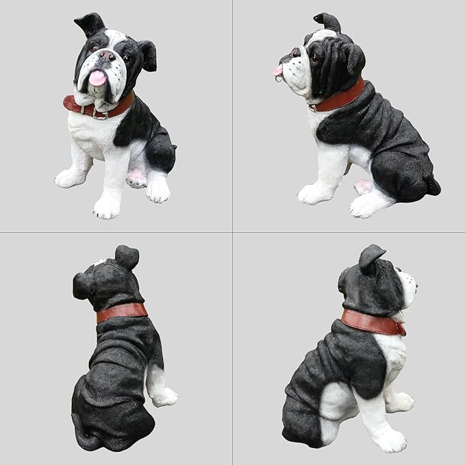 English Bulldog Dog Garden Statue - Image 9