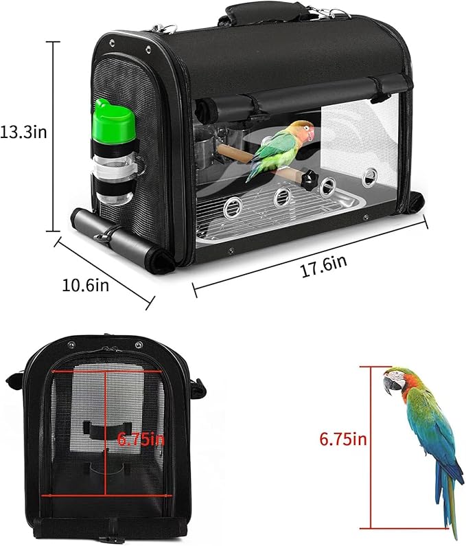 Bird Carrier Bag Bird Travel Cage - Image 6