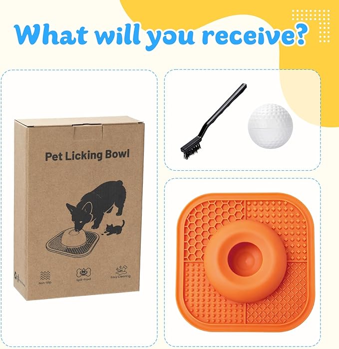 Slow Feeder Dog Bowls & Lick Mat - Image 8