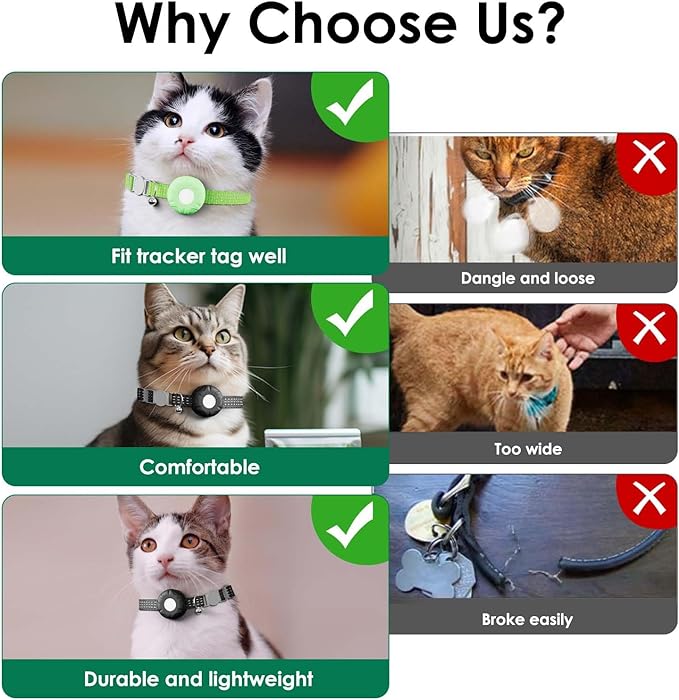 Cat Tracker, MINI GPS Tracker for Cats, No Monthly Fee Pet Tracker Compatible - Image 8
