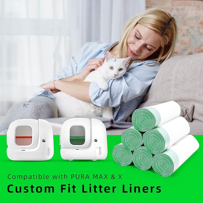120 Count Pre-Seperated Automatic Cat Litter Bags Compatible - Image 7