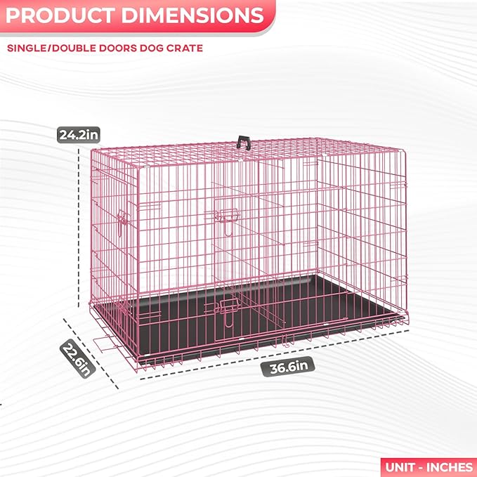 FDW Dog Crate Dog Kennel Cage - Image 7