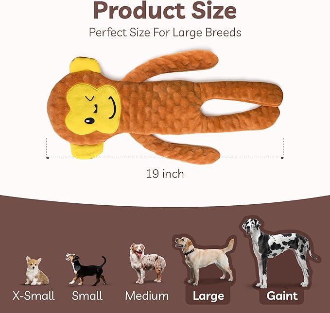 SHARLOVY No Stuffing Dog Toys 5 Pack, Crinkle Interactive Dogs Toy - Image 7