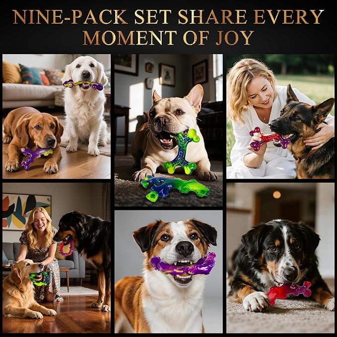 Frienhund 9-Pack Indestructible Dog Toys - Image 7