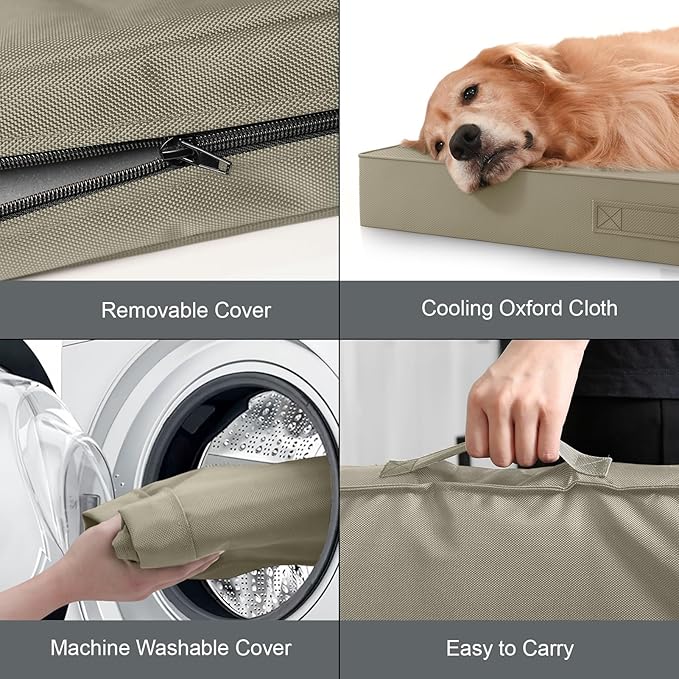 Outdoor Extra Large Dog Crate Bed, XXL Waterproof Dog Bed - Image 6