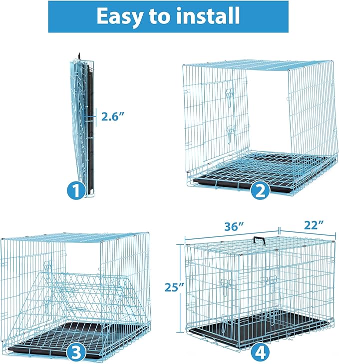 36 Inch Dog Crate, Puppy Crates - Image 5
