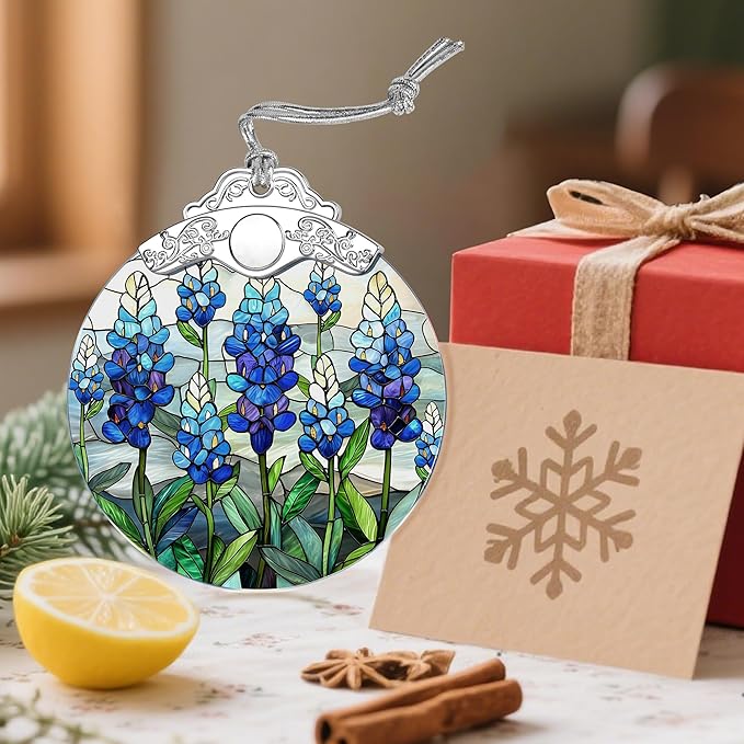Stained Glass Ornament, Christmas Ornaments, Christmas Decorations - Image 6