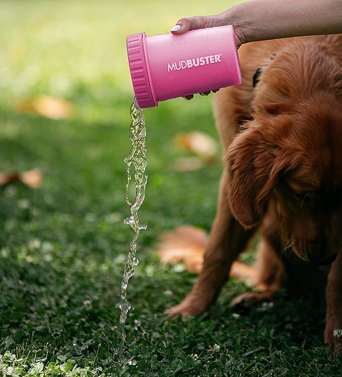 Dexas Pink Medium Dog Paw Cleaner, MudBuster - Image 6