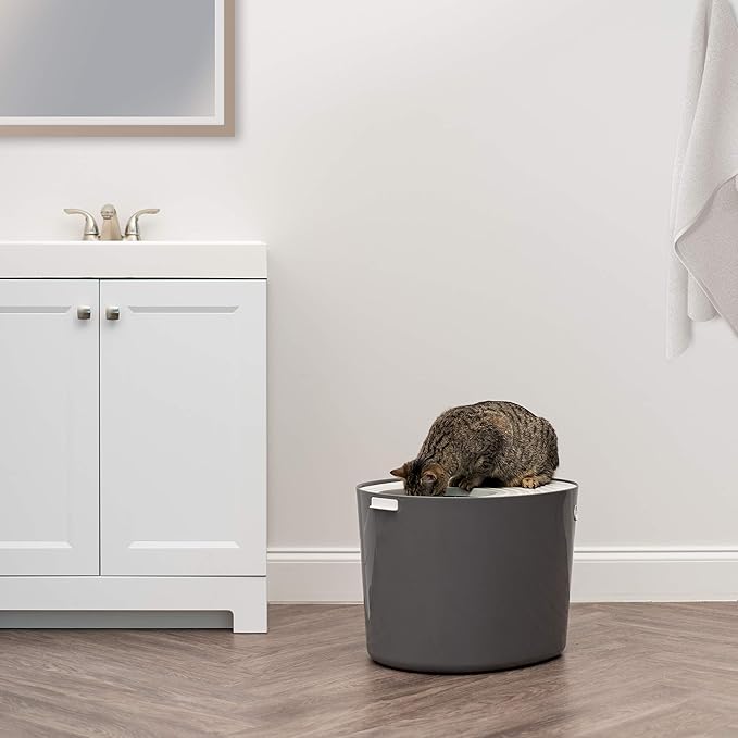 IRIS USA Cat Litter Box Large Top Entry - Image 7