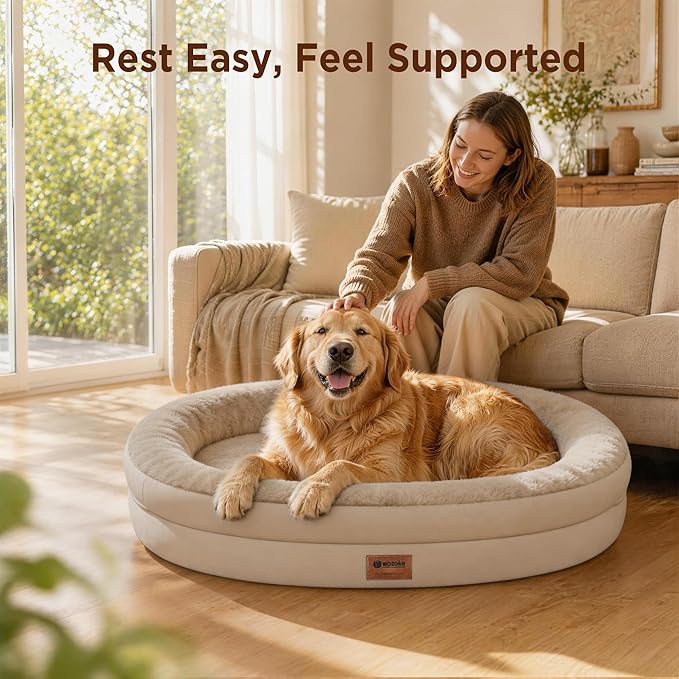 Orthopedic Dog Bed for Medium Dogs, Waterproof Dog Bed - Image 7