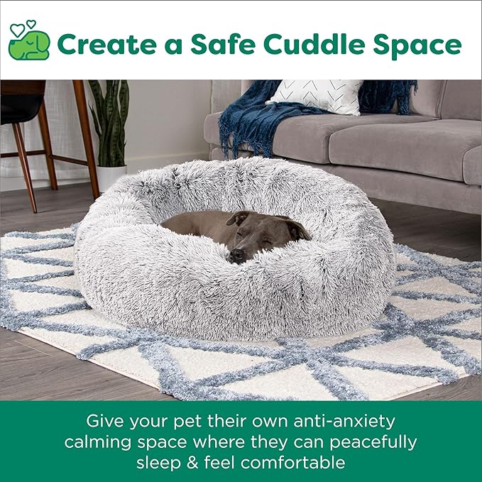 FurHaven 45" Calming Donut Dog Bed - Image 10