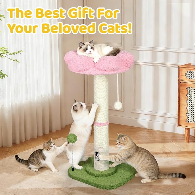 Tall Cat Scratching Post for Indoor Cats Adults, Cat Scratch Post - Image 8