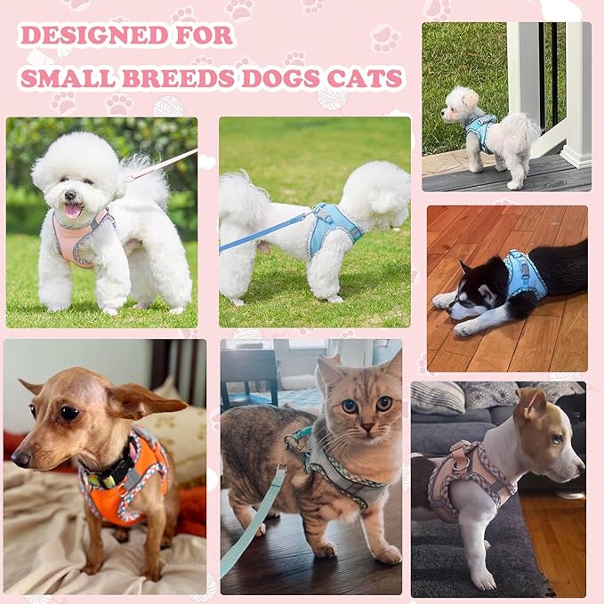Dog Harness and Leash Set, No Pull Adjustable Reflective Pet Harness - Image 7