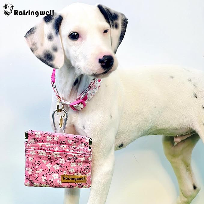 Raisingwell Dog Treat Pouch, Small Cotton Pocket Sized Training Holder - Image 6