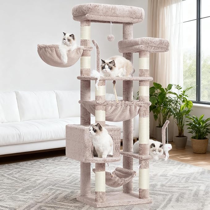 Gitelsnour Cat Tree, Cat Tower for Large Cats - Image 9