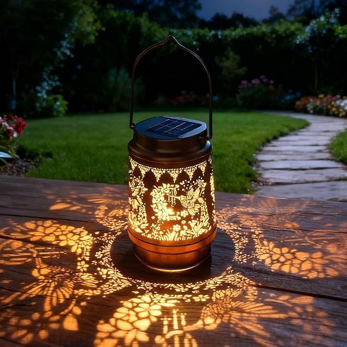 Hummingbird Solar Lanterns Outdoor Waterproof, Hummingbird Gifts - Image 7