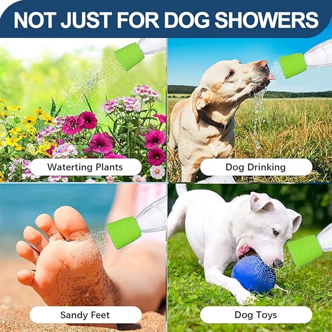 Portable Outdoor Shower for Dogs Bottle Attachment Outdoor Sprayer Accessory - Image 9
